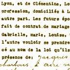 Retrouver les étapes fondamentales de notre histoire familiale, la naissance le mariage la mort les transmissions